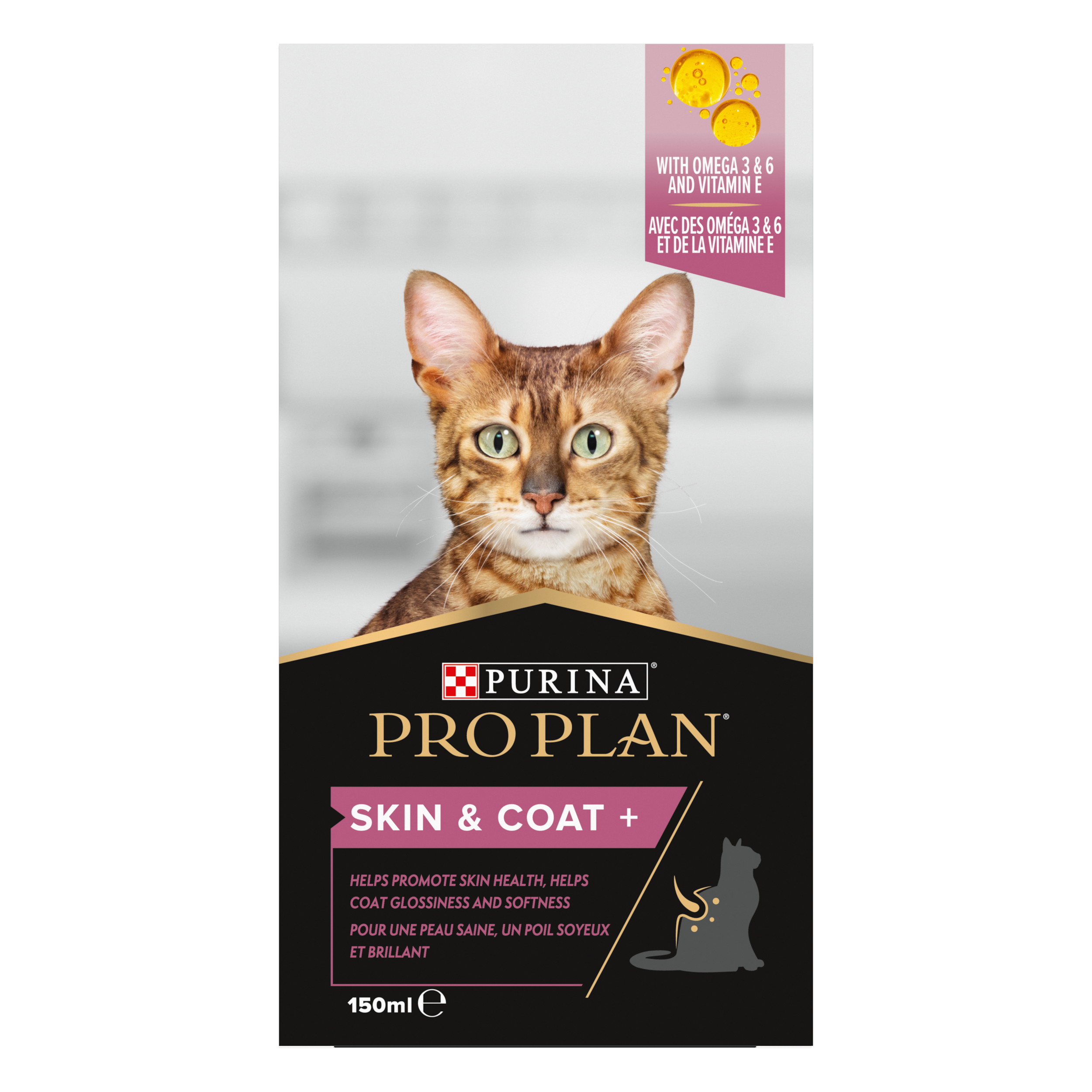 Purina Pro Plan - PRO PLAN Skin & Coat+ Chat Aliment complémentaire 150ml - Image 4