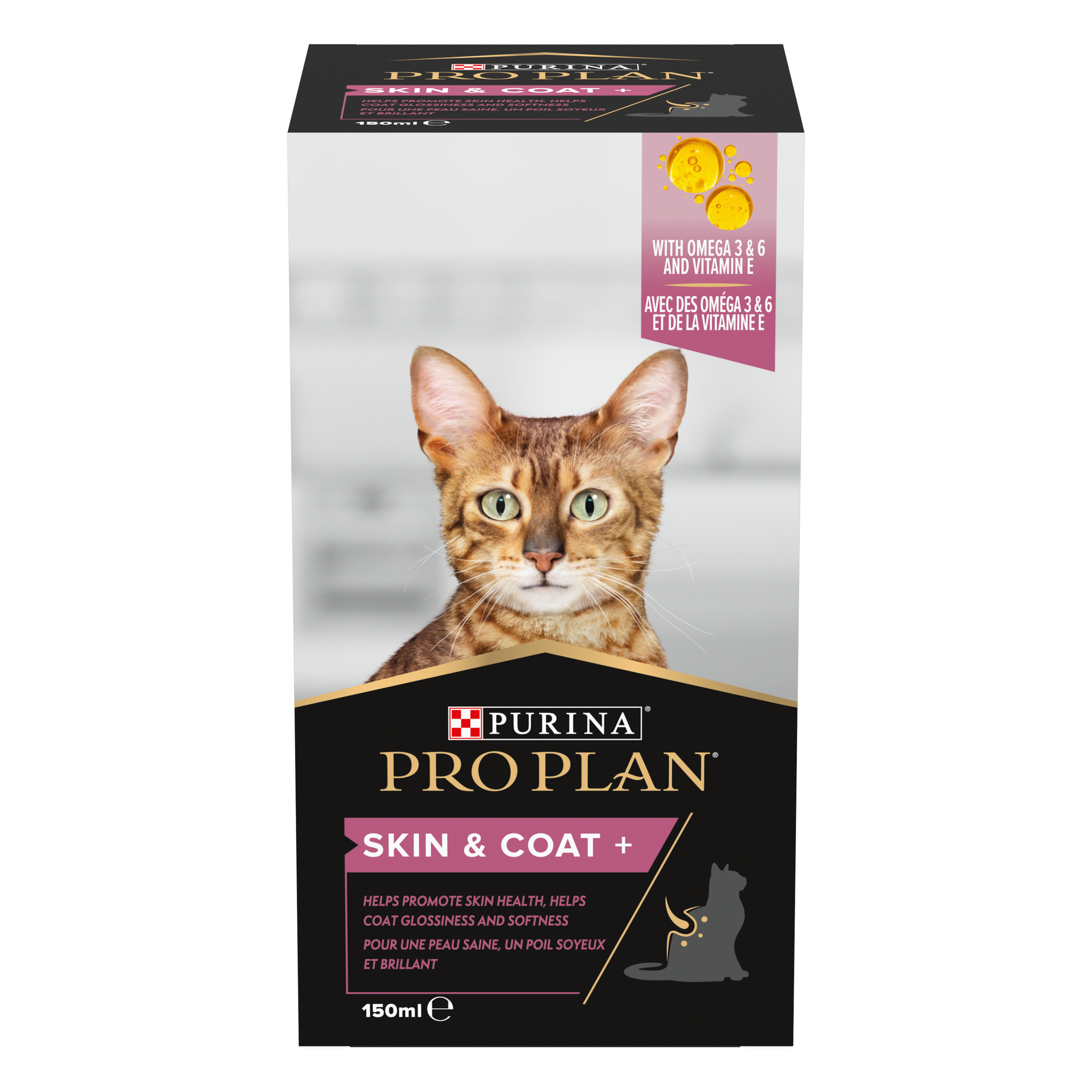 Purina Pro Plan - PRO PLAN Skin & Coat+ Chat Aliment complémentaire 150ml - Image 2