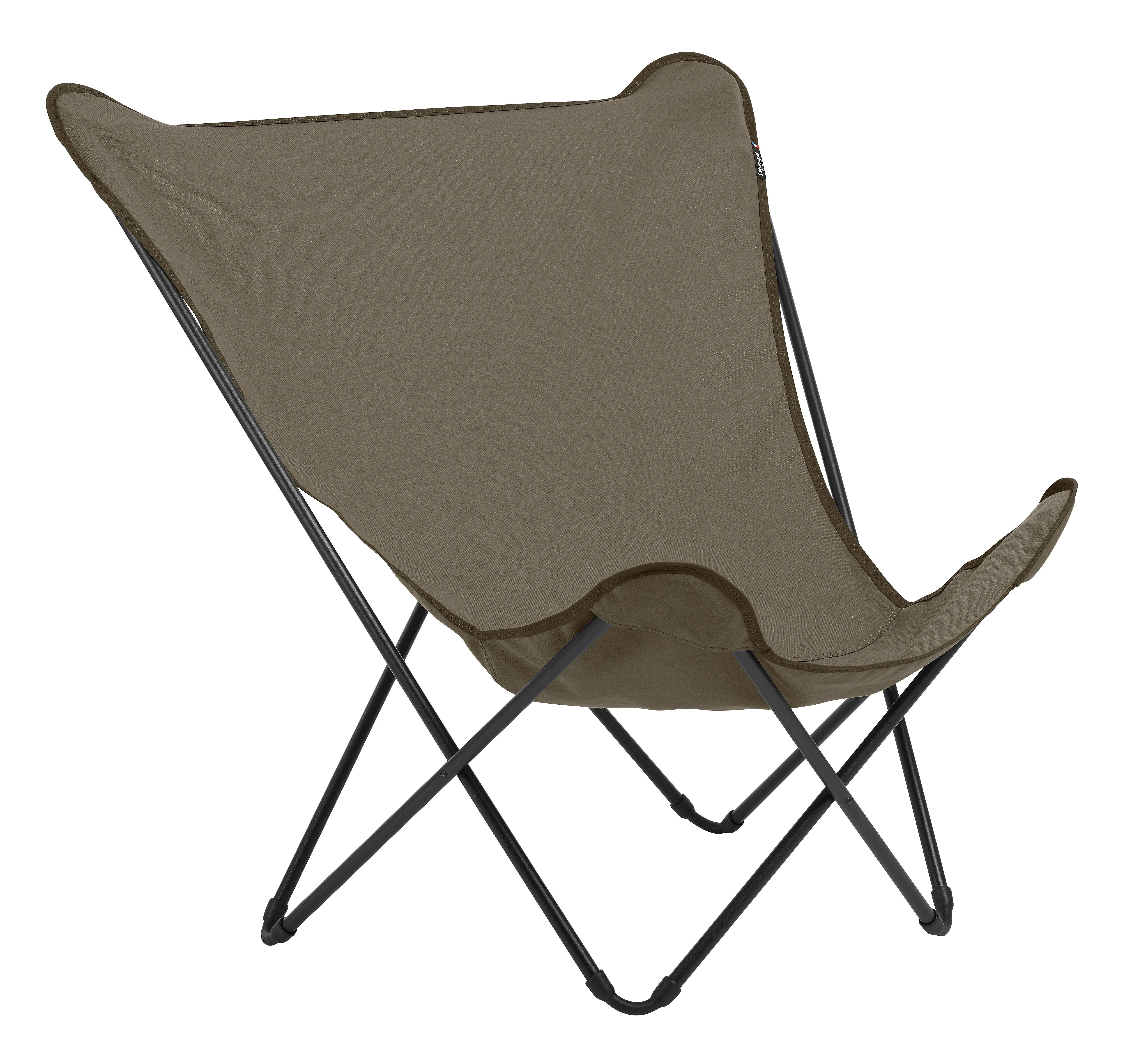 Fauteuil bas pliant acier noir HLE – LAFUMA MOBILIER - Image 7