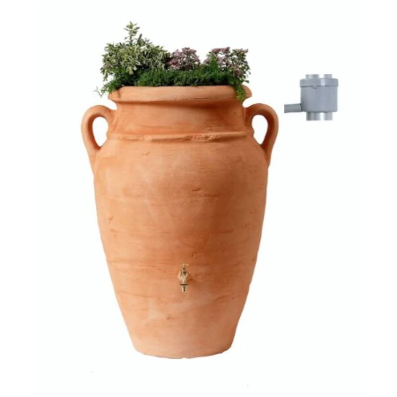 Garantia - Récupérateur d'eau de pluie 250L robinet et collecteur inclus terracotta - GARANTIA - Image 4