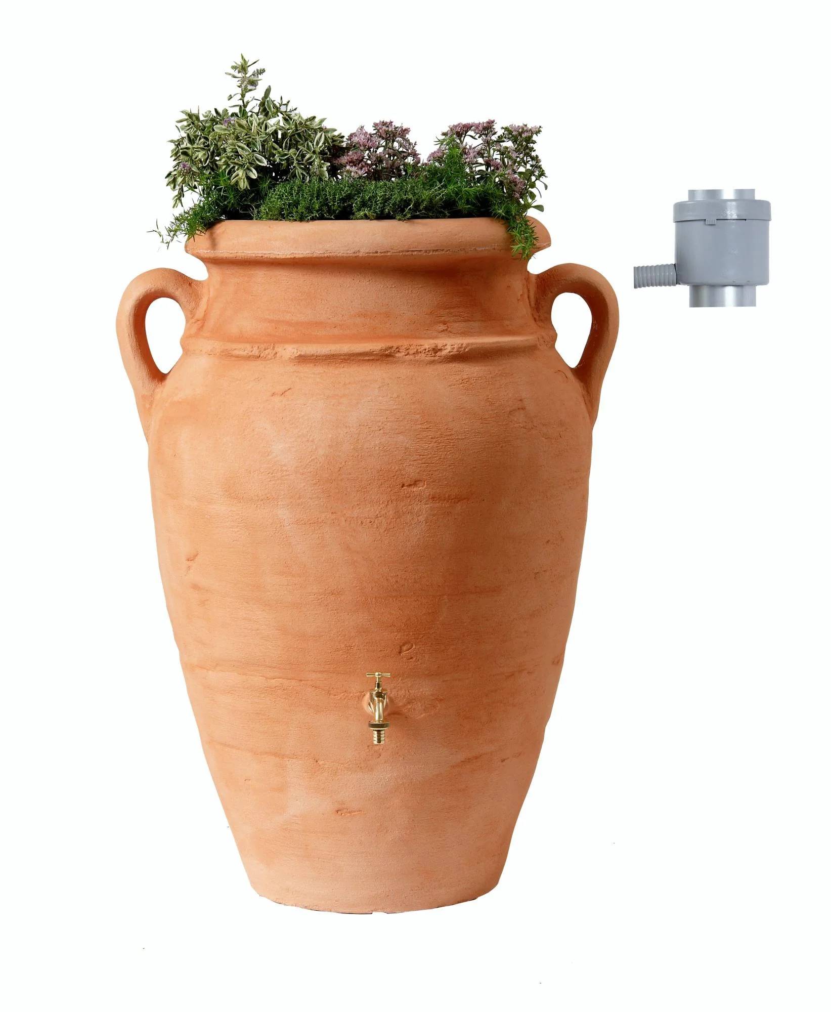 Garantia - Récupérateur d'eau de pluie 250L robinet et collecteur inclus terracotta - GARANTIA - Image 6