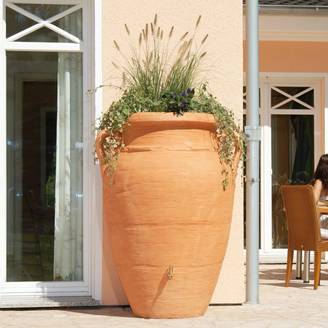 Garantia - Récupérateur d'eau de pluie 250L robinet et collecteur inclus terracotta - GARANTIA