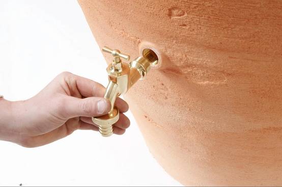 Garantia - Récupérateur d'eau de pluie 250L robinet et collecteur inclus terracotta - GARANTIA - Image 9