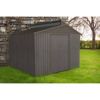 Chalet et jardin - Abri de Jardin métal aspect bois 7,2m² - Chalet Jardin