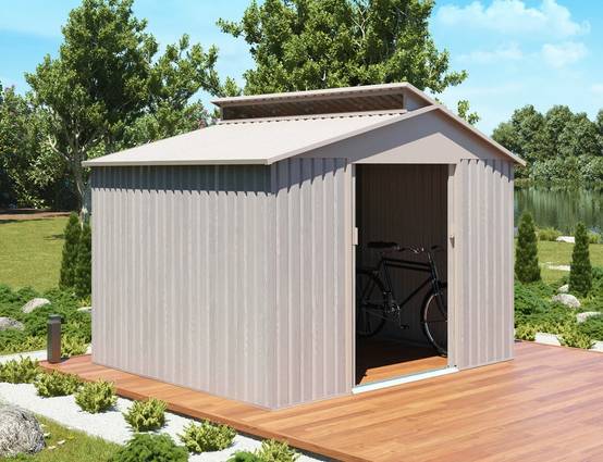 Chalet et jardin - Abri de Jardin métal aspect bois 7,2m² - Chalet Jardin - Image 14