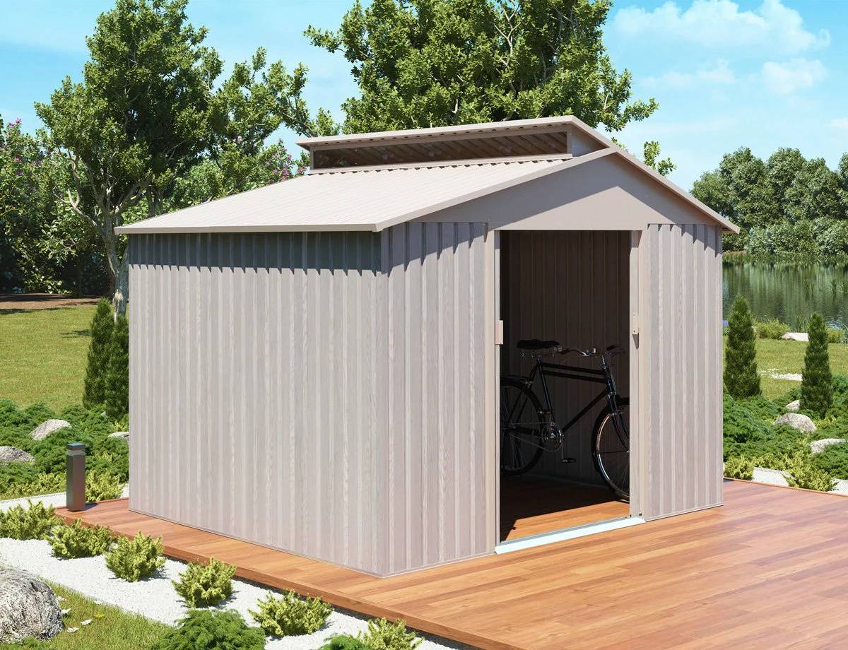 Chalet et jardin - Abri de Jardin métal aspect bois 7,2m² - Chalet Jardin - Image 14