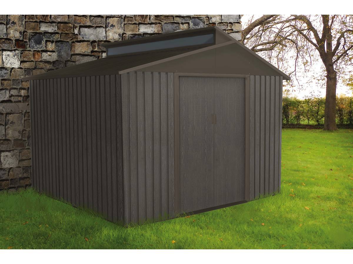 Chalet et jardin - Abri de Jardin métal aspect bois 7,2m² - Chalet Jardin - Image 16