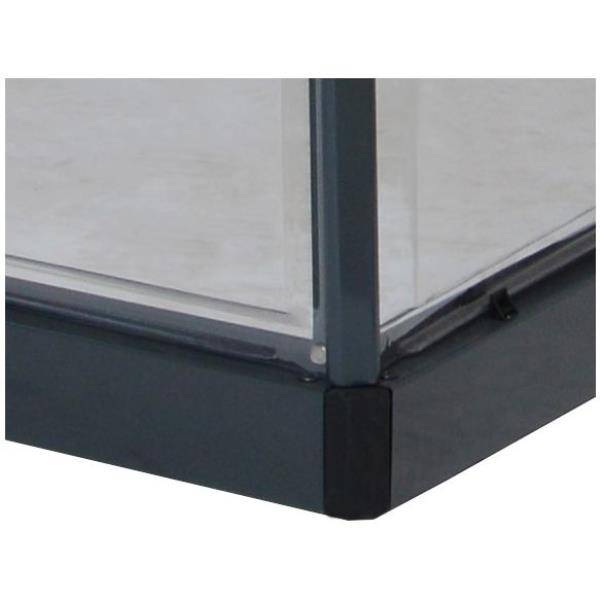 Canopia by Palram - Serre de jardin polycarbonate aluminium gris 11,1 m² Victory Orangery + embase - Canopia by Palram - Image 11