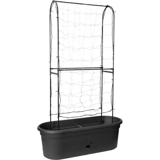Elho - Jardinière Treillis Polypropylène Noir - ELHO - Image 2