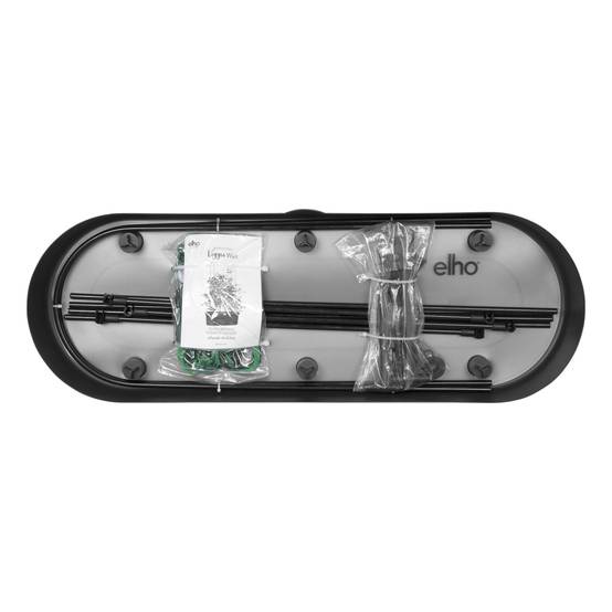 Elho - Jardinière Treillis Polypropylène Noir - ELHO - Image 10