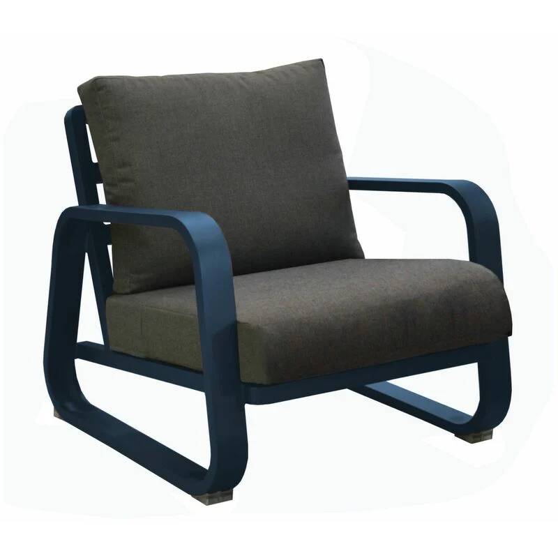 Fauteuil détente aluminium coussins – PROLOISIRS