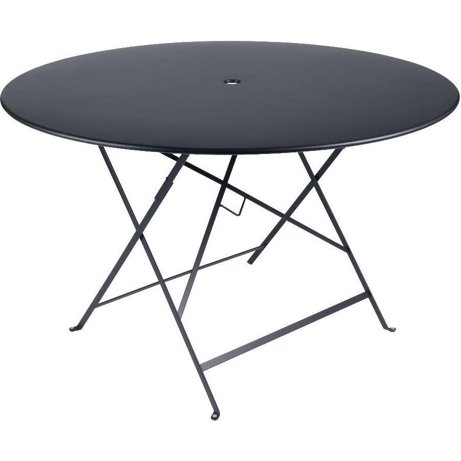 Fermob - Table de jardin ronde pliante acier carbone 6 personnes Bistro FERMOB - Image 1