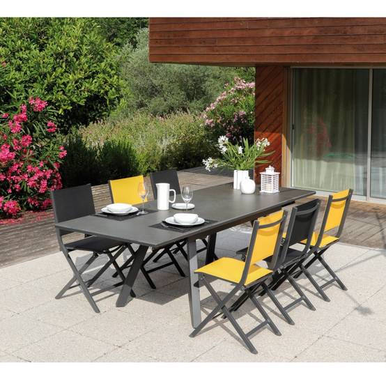 Table de Jardin Extensible Céramique - PROLOISIRS - Image 2