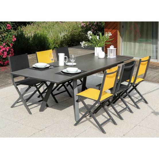 Table de Jardin Extensible Céramique - PROLOISIRS - Image 5