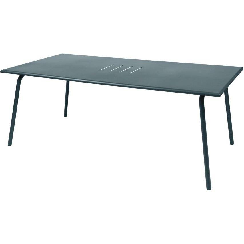 Fermob - Table de jardin rectangulaire acier gris orage 8 personnes Monceau Fermob