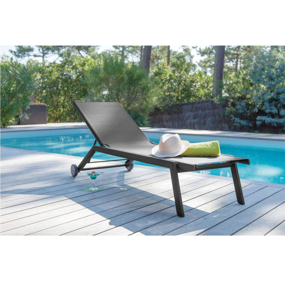 Bain de soleil Florence aluminium gris - ProLoisirs - Image 1