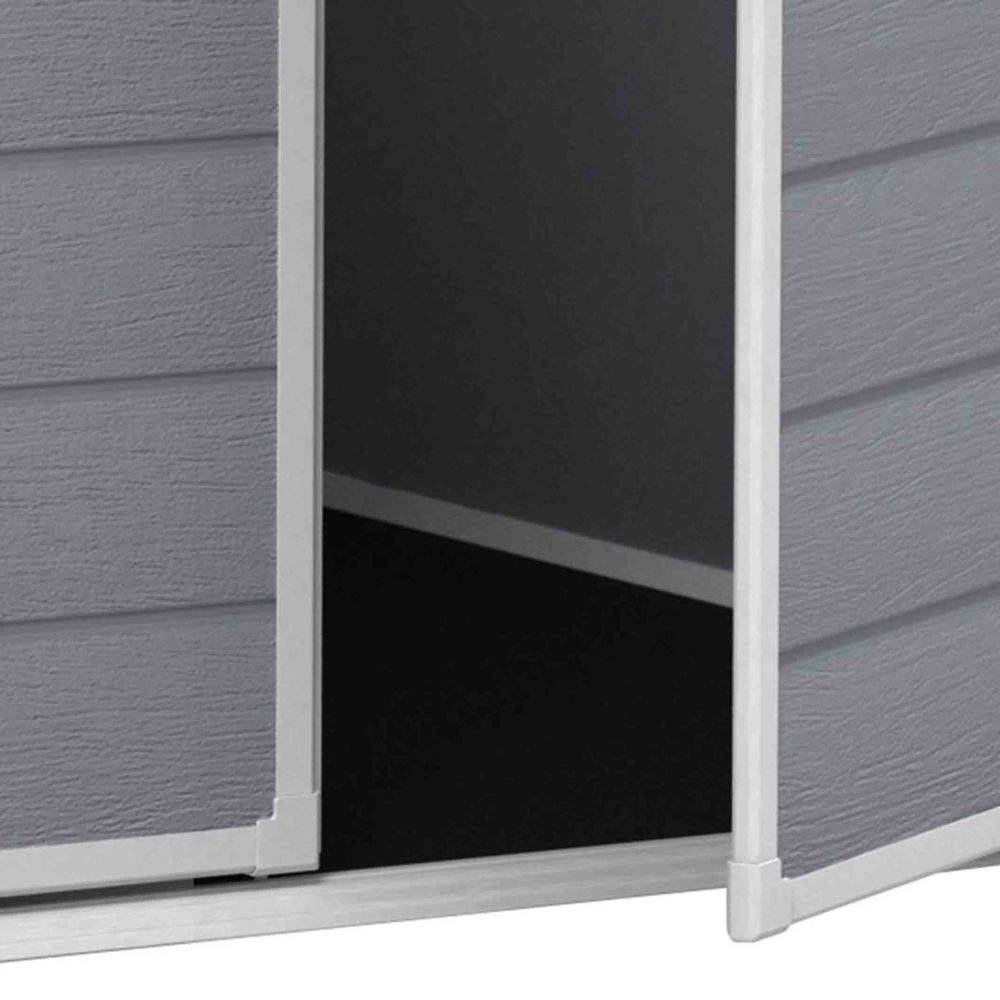 Abri de jardin résine gris avec plancher 2,5m² Premium Keter - Image 2