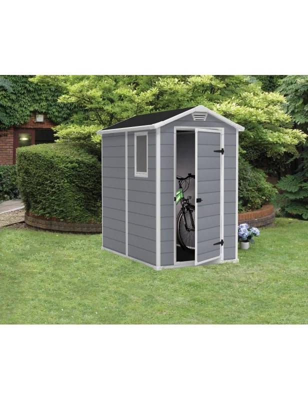 Abri de jardin résine gris avec plancher 2,5m² Premium Keter - Image 12