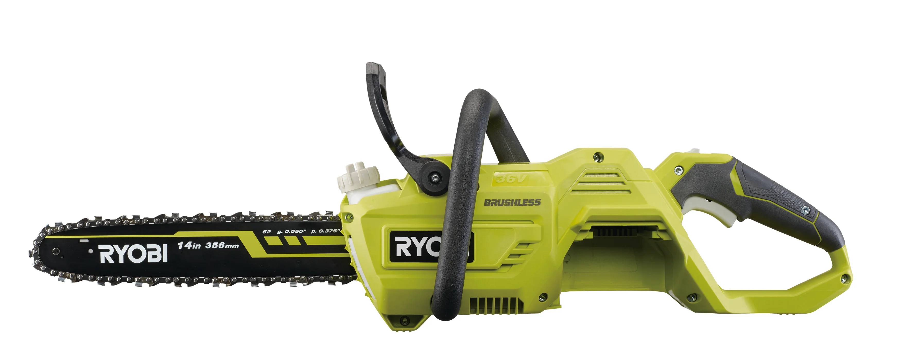 Tronçonneuse à batterie RYOBI RY36CSX35A-0 36V guide 35 cm - Mach - Image 9