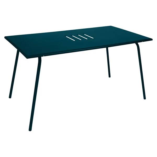 Fermob - Table de jardin rectangulaire acier bleu acapulco 6 personnes Monceau Fermob - Image 3