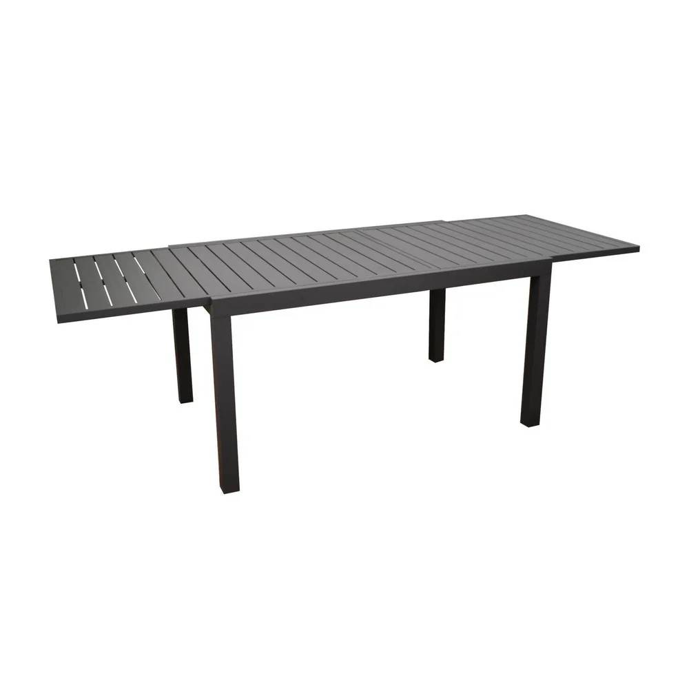 Pro Loisirs - Table de jardin rectangulaire extensible alu graphite 10 personnes Alice Proloisirs - Image 5