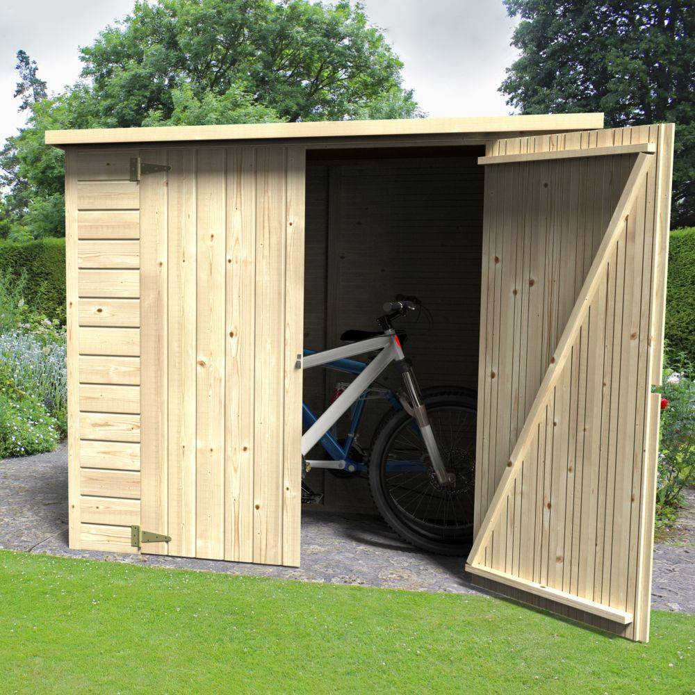 Decor et Jardin - Armoire bois naturel - BIKE BOX - Image 3