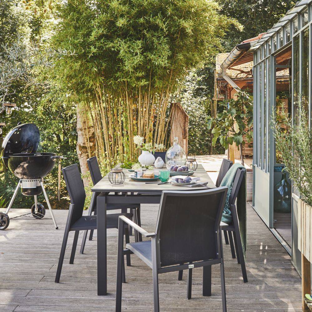 Chaise de jardin empilable - DELIA - Image 1