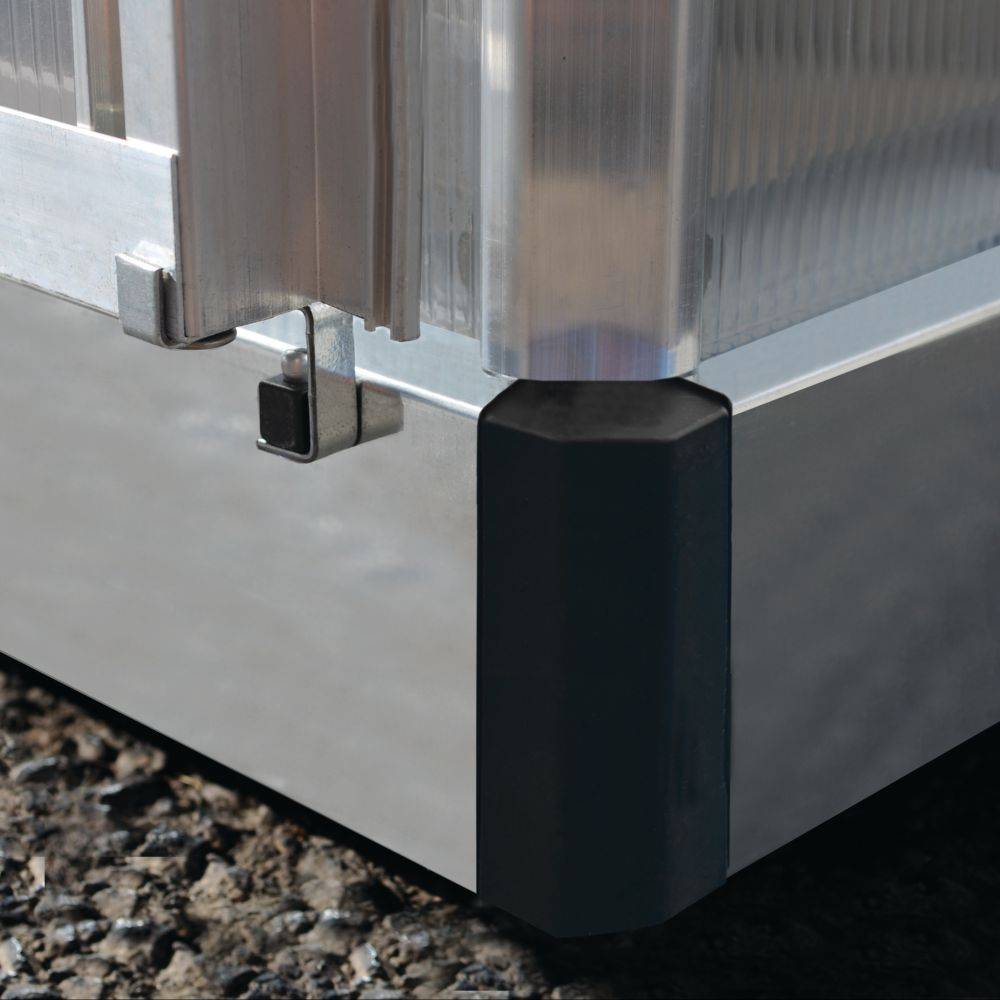 Canopia by Palram - Serre de jardin polycarbonate aluminium brut 5,7 m² Mythos avec embase - Canopia by Palram - Image 3