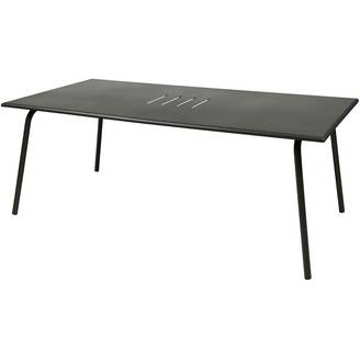 Fermob - Table de jardin rectangulaire acier romarin 8 personnes Monceau Fermob