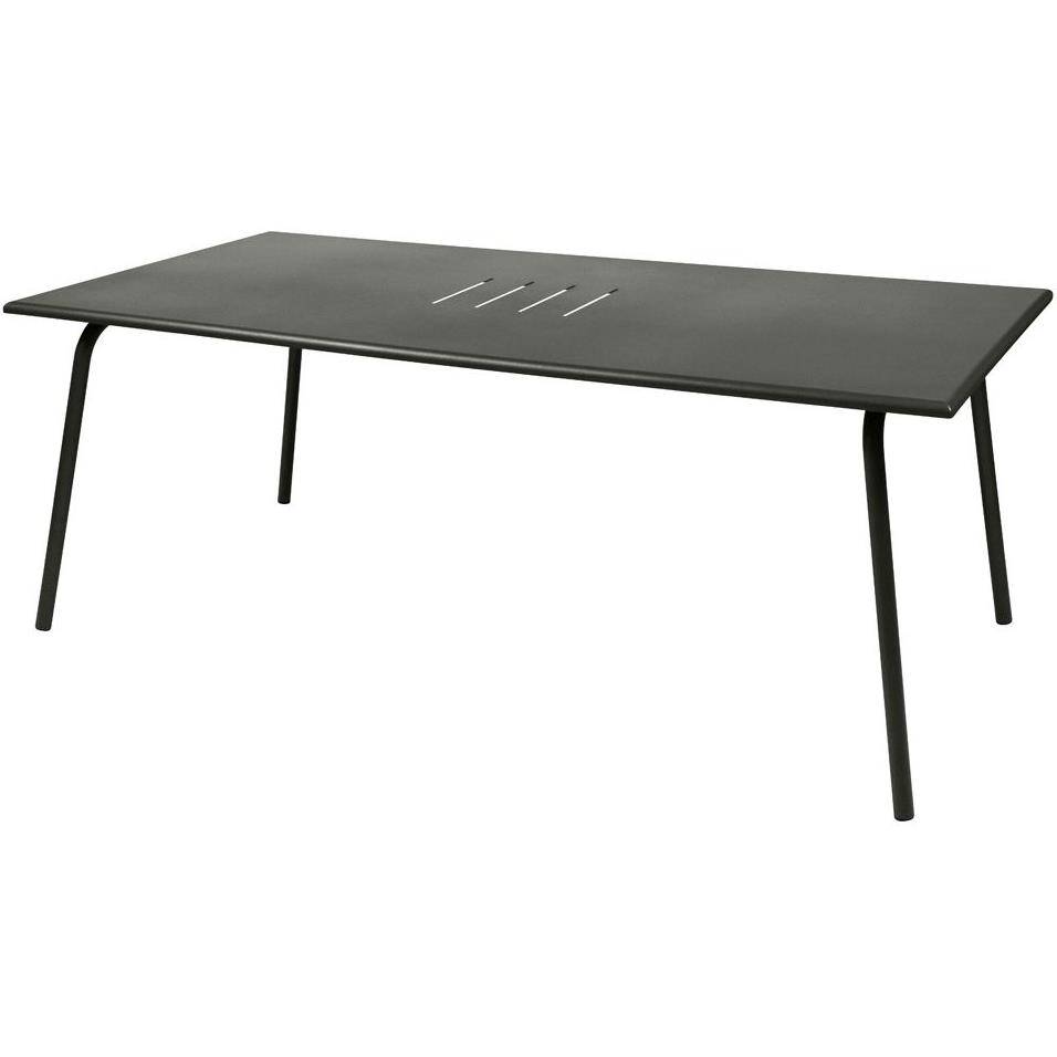 Fermob - Table de jardin rectangulaire acier romarin 8 personnes Monceau Fermob