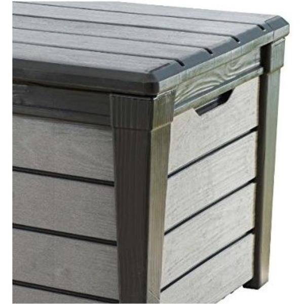 Coffre de jardin résine Keter Brossium 455L gris - Image 7