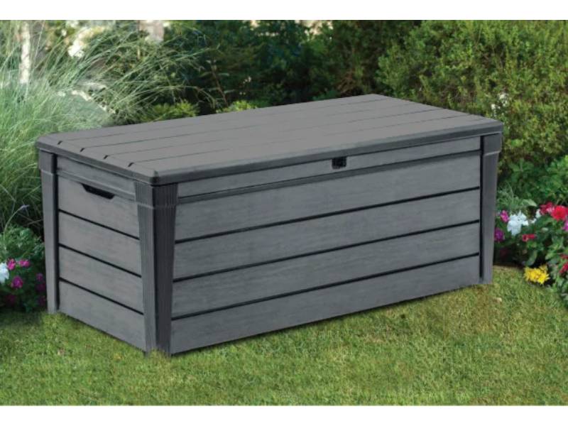 Coffre de jardin résine Keter Brossium 455L gris - Image 1