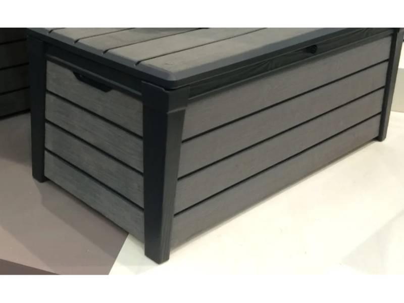 Coffre de jardin résine Keter Brossium 455L gris - Image 4
