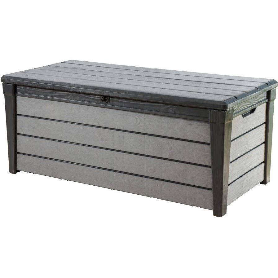 Coffre de jardin résine Keter Brossium 455L gris - Image 3