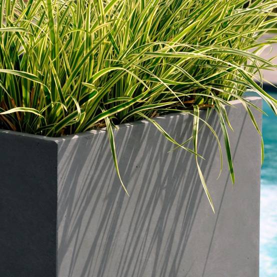 Jardinière Fibre Terre Gris – MEGA CERAMICS - Image 6