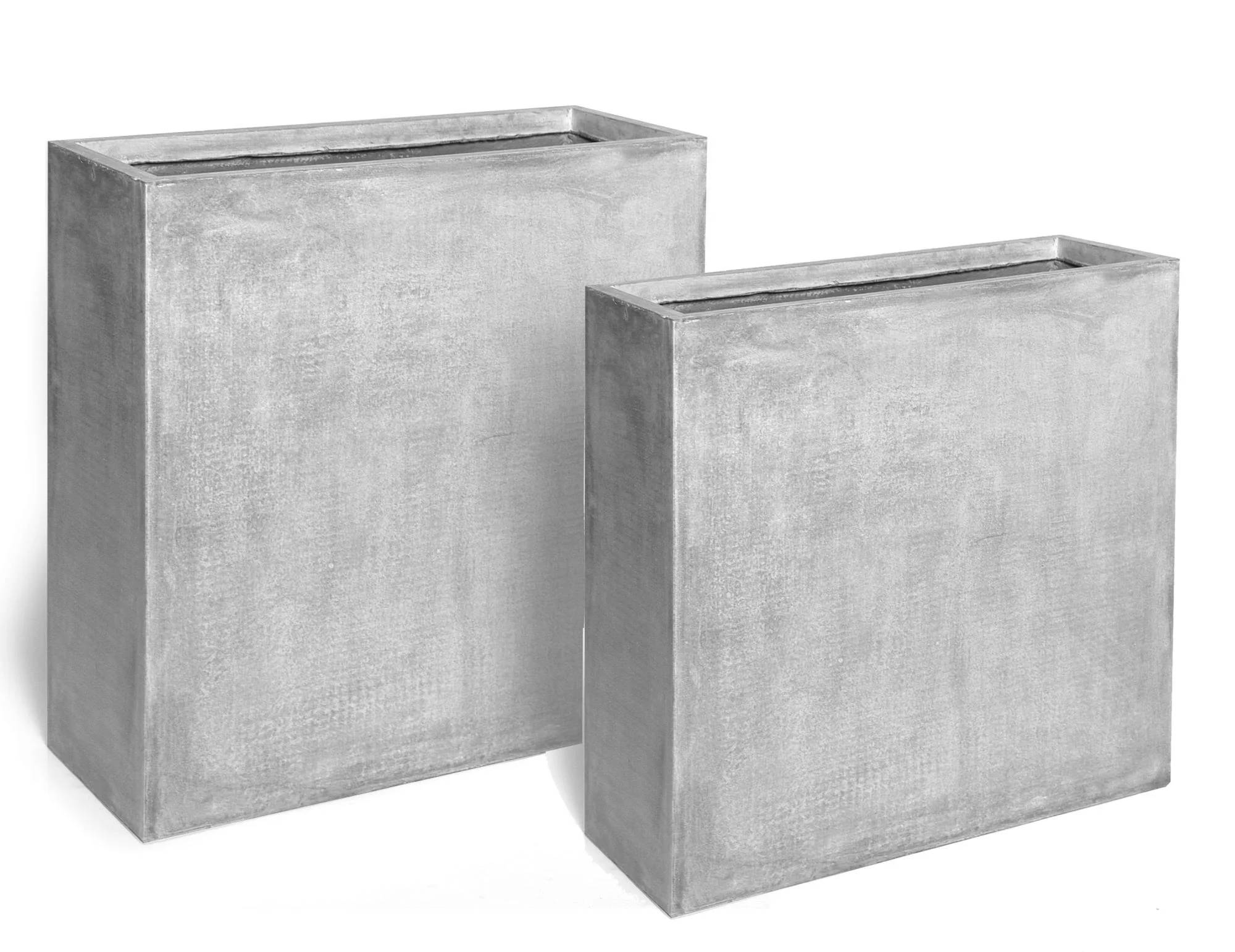 Jardinière Fibre Terre Gris – MEGA CERAMICS - Image 7