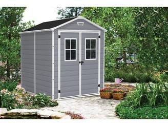 Keter - Abri de jardin résine anthracite avec plancher 4,4 m² Premium - Keter