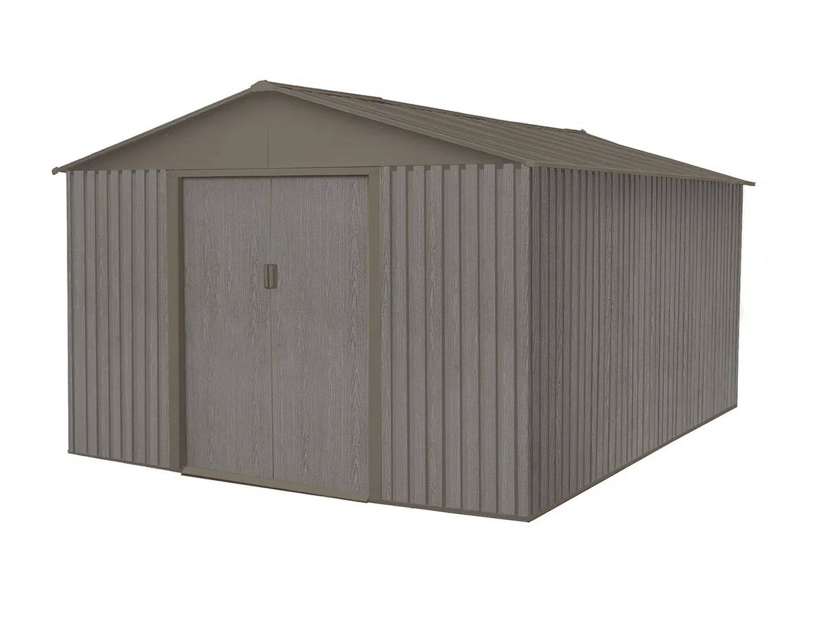 Abri de jardin résine anthracite avec plancher 8m² Brossium Keter - Image 1