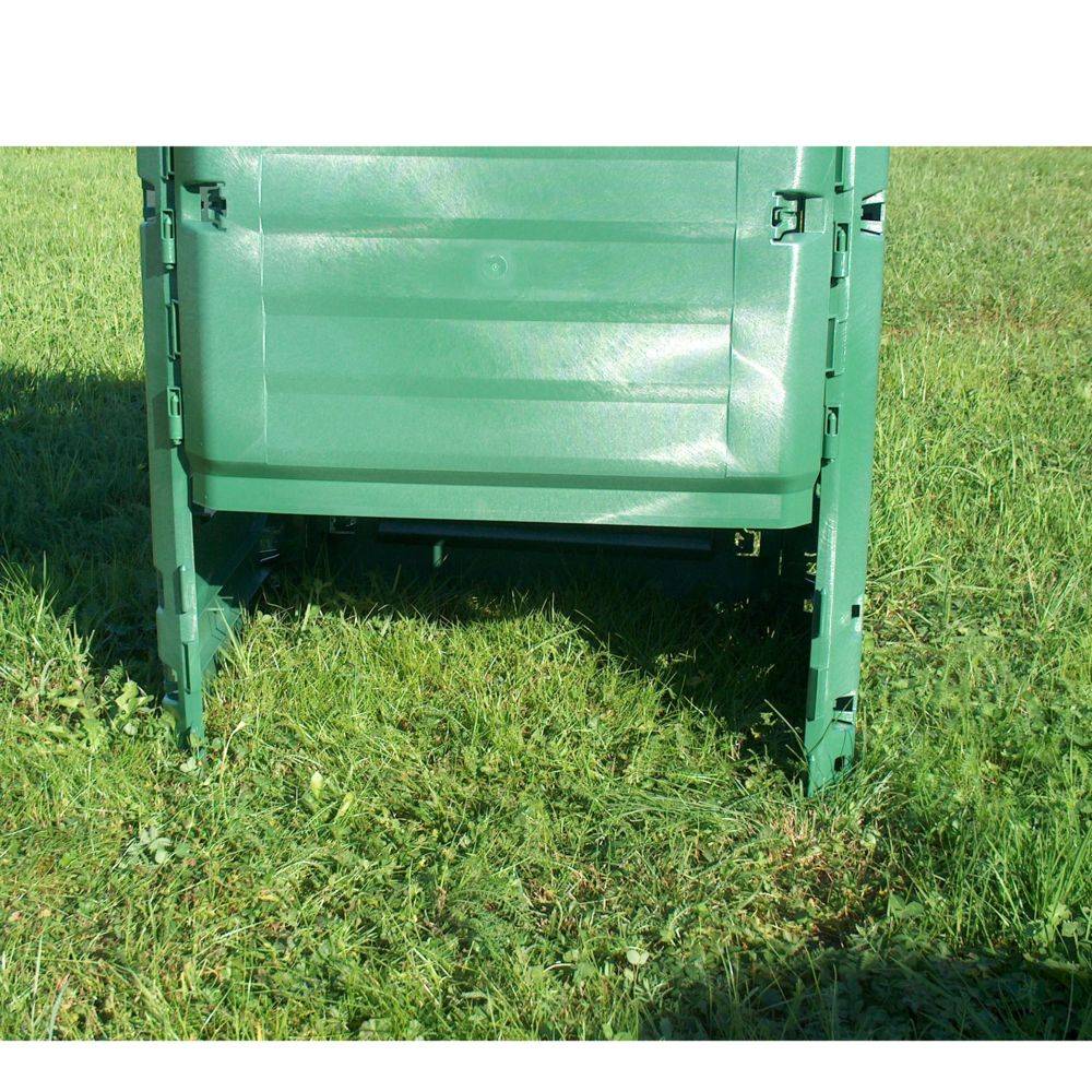 Griglia Fondo Per Compostiera THERMO-/ECO-KING 900/600/400 Litri | Protezione Antiroditori In PVC Nero | Montaggio Senza Attrezzi