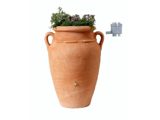 Garantia - Récupérateur d'eau de pluie 600L robinet inclus amphore terracotta - GARANTIA - Image 2