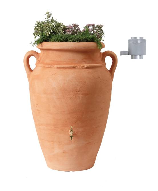 Garantia - Récupérateur d'eau de pluie 600L robinet inclus amphore terracotta - GARANTIA - Image 4