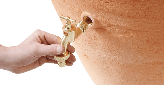 Garantia - Récupérateur d'eau de pluie 600L robinet inclus amphore terracotta - GARANTIA - Image 9