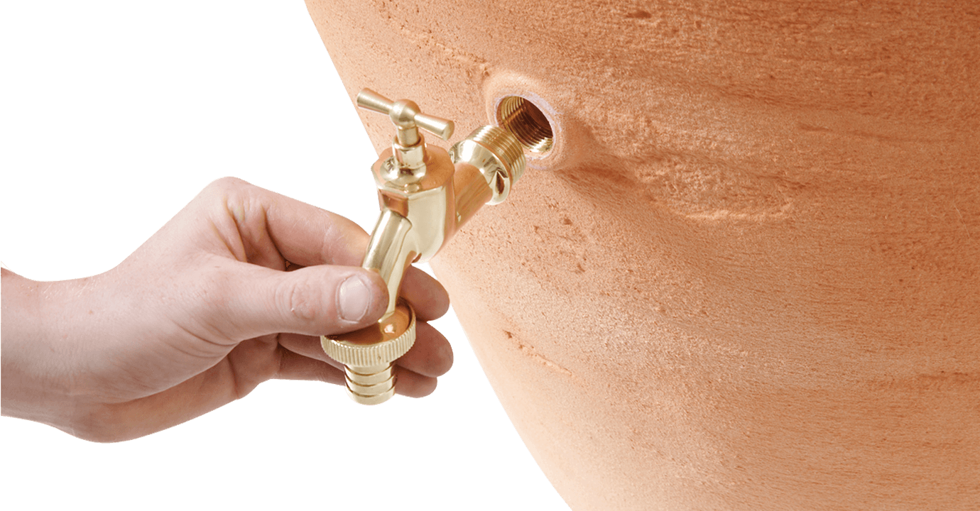Garantia - Récupérateur d'eau de pluie 600L robinet inclus amphore terracotta - GARANTIA - Image 9