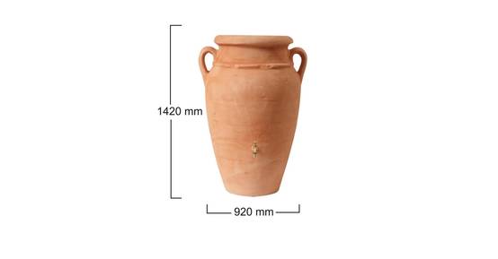 Garantia - Récupérateur d'eau de pluie 600L robinet inclus amphore terracotta - GARANTIA - Image 12
