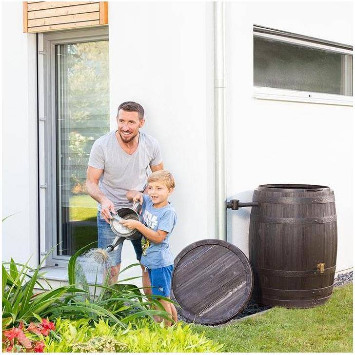 Garantia - Récupérateur d'eau de pluie 250L Tonneau Vino brun - GARANTIA - Image 3