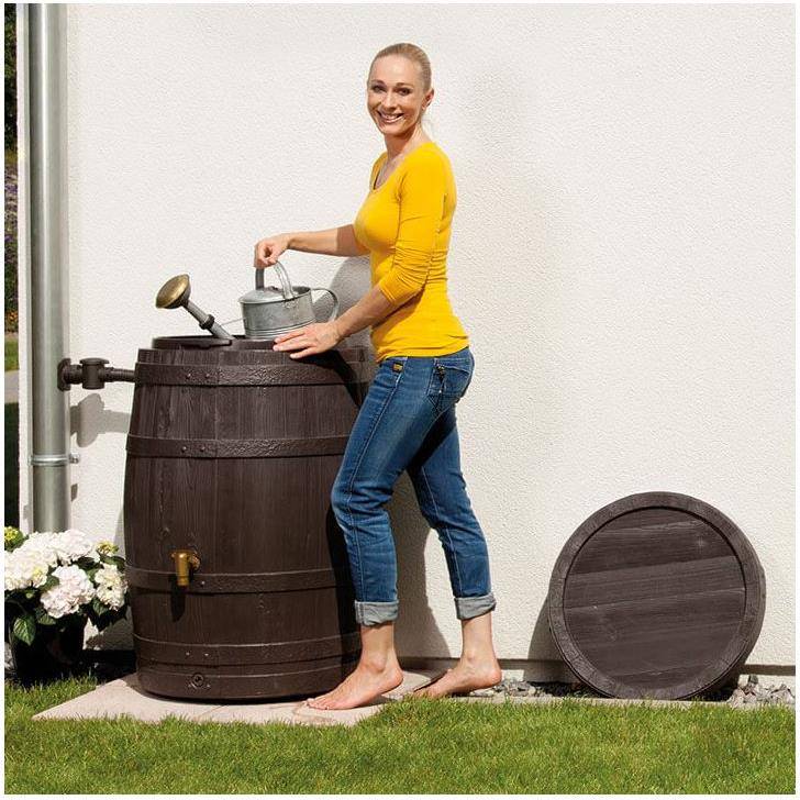 Garantia - Récupérateur d'eau de pluie 250L Tonneau Vino brun - GARANTIA - Image 4