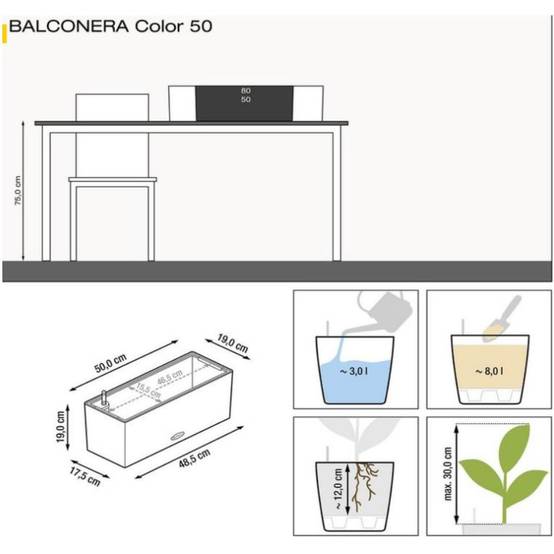 Jardinière Balconera Color LECHUZA - Image 3