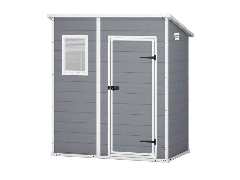 Abri de jardin résine gris monopente plancher 1,6m² Premium KETER - Image 4