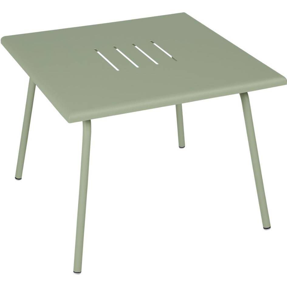 Fermob - Table basse de jardin carrée acier cactus Monceau Fermob