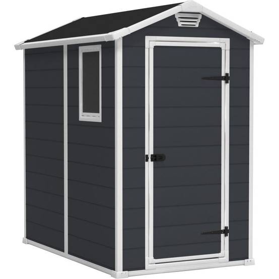Abri de jardin résine anthracite avec plancher 2,5m² Premium Keter - Image 1